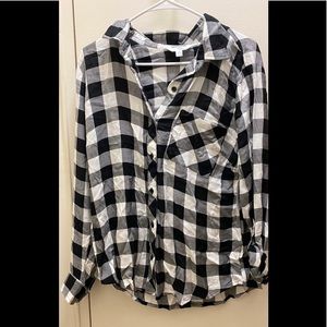 Black and white shirt